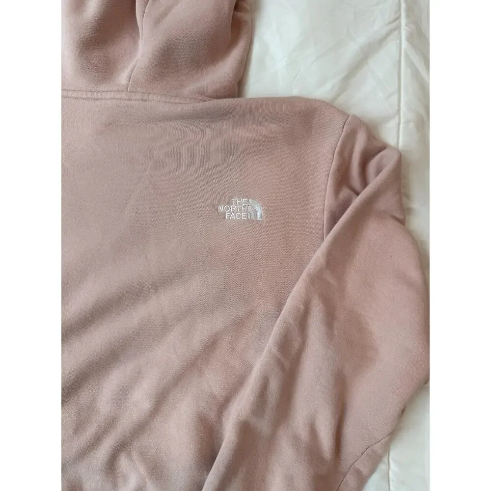 Men's The North Face Hooded Sweatshirt Pink Sz Large